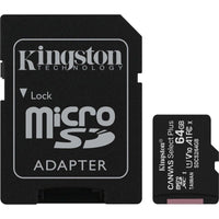 Kingston SDCS2/64GB Canvas Select Plus 64 GB Class 10/UHS-I (U1) microSDXC