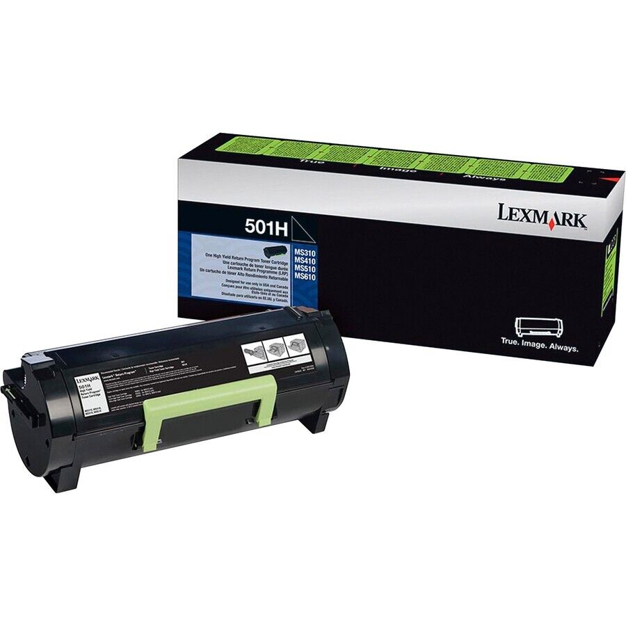 Lexmark 50F1H00 Unison 501H Toner Cartridge - Laser - High Yield - 5000 Pages