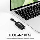 Plugable USBC-TE1000 USB C to Ethernet Adapter, Fast and Reliable Gigabit Speed