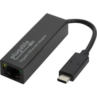 Plugable USBC-E1000 USB C Ethernet Adapter, Fast and Reliable Gigabit Connection