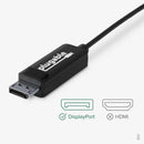 Plugable USBC-DP USB C to DisplayPort Adapter - 6ft (1.8m) Adapter Cable