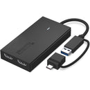 Plugable UGA-HDMI-2S HDMI/USB/USB-C Audio/Video Adapter - 1 x USB 3.0 Type A