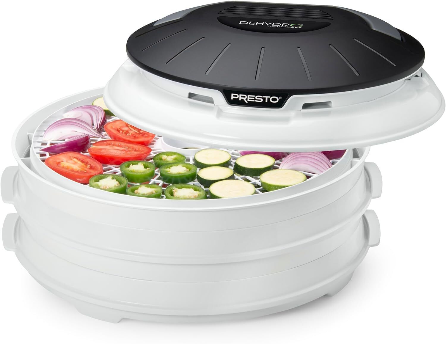 Presto 06300 Electric Food Dehydrator - 120 volts AC, 600 watts