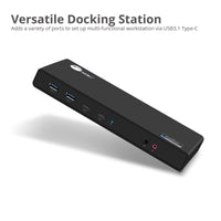 SIIG JU-DK0811-S1 USB 3.1 Type-C Dual 4K Docking Station with Power Delivery 60W