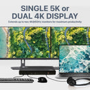 SIIG JU-DK0811-S1 USB 3.1 Type-C Dual 4K Docking Station with Power Delivery 60W