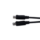 V7 V7DP2DP-03M-BLK-1E Black Video DisplayPort Male to DisplayPort Male 3 Meters