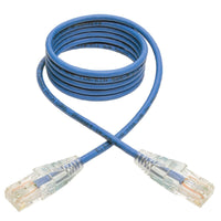 Tripp Lite N201-S04-BL 4ft Cat6 Gigabit Snagless Molded Slim UTP Patch Cable