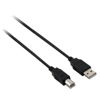 V7 V7N2USB2AB-05M Black USB Cable USB 2.0 A Male to USB 2.0 B Male 5m 16.4ft