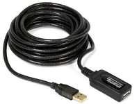 Plugable USB2-5M 5 Meter (16 Foot) USB 2.0 Active Extension Cable - Type A Male