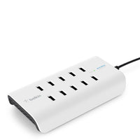 Belkin B2B139 RockStar 10-Port USB Charging Station - 1 Pack - 120 W - 120 V AC