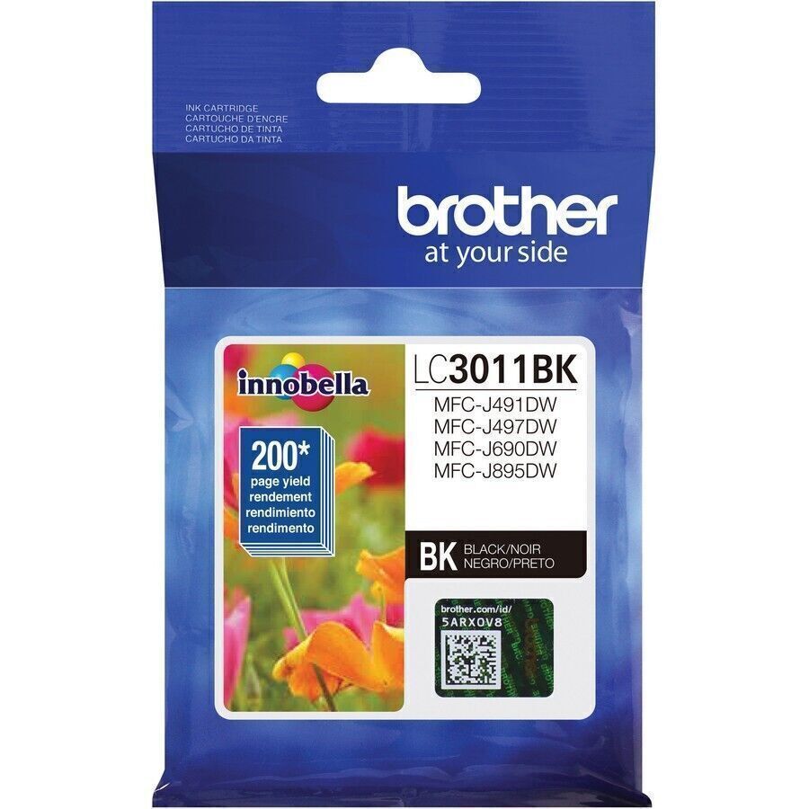 Brother LC3011BK Original Standard Yield Inkjet Ink Cartridge - Single Pack