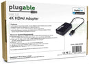 Plugable UGA-4KHDMI USB 3.0 to DisplayPort 4K UHD (Ultra-High-Definition)