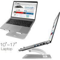 SIIG CE-MT2C12-S1 Adjustable Aluminum Laptop Stand for Macbook and PC