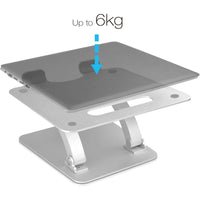 SIIG CE-MT2C12-S1 Adjustable Aluminum Laptop Stand for Macbook and PC