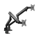 SIIG CE-MT2U12-S1 Aluminum Mechanical Spring Dual Monitor Mount - 17" to 32