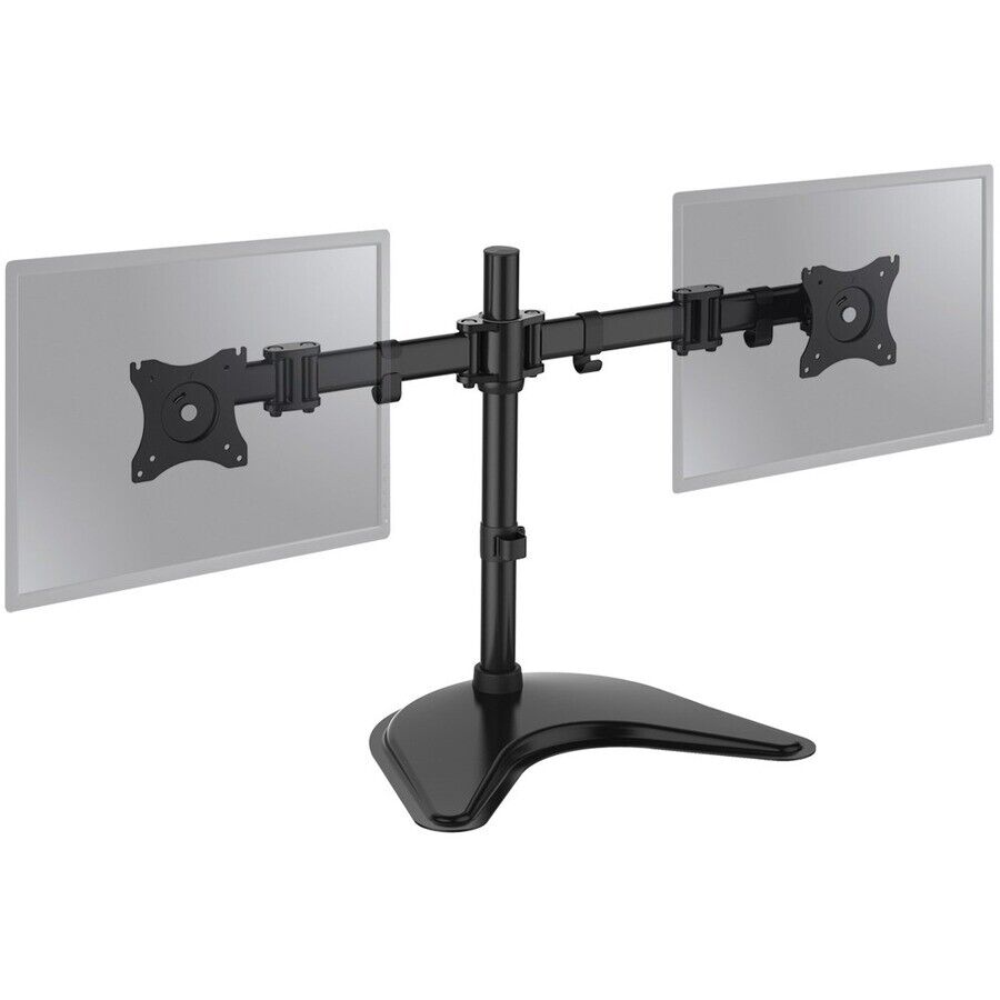 SIIG CE-MT1U12-S1 Articulated Freestanding Dual Monitor Desk Stand - 13"-27"