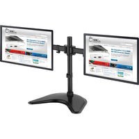 SIIG CE-MT1U12-S1 Articulated Freestanding Dual Monitor Desk Stand - 13"-27"