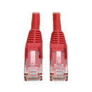 Tripp Lite N201-010-RD 10FT Cat6 Gigabit Snagless Molded Patch Cable RJ45 MM RED