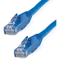 StarTech N6PATCH2BL 2ft CAT6 Ethernet Cable - Blue Snagless Gigabit - 100W PoE