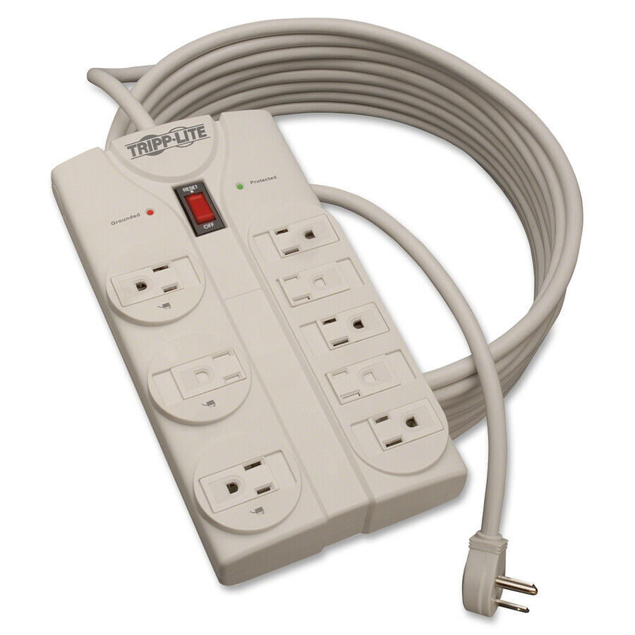 Tripp Lite TLP825 Surge Protector Power Strip 120V 5-15R 8 Outlet 25' Cord