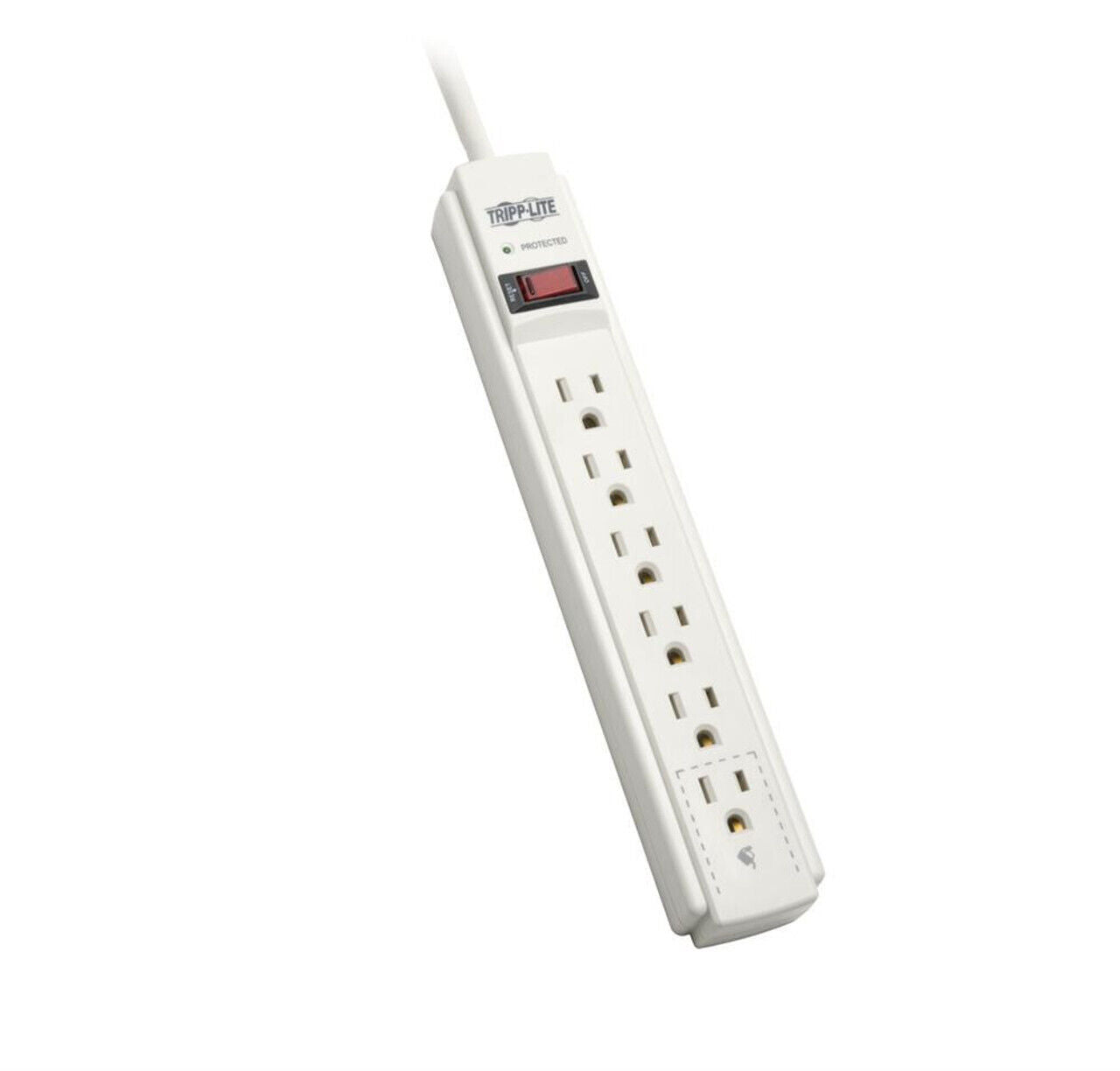 Tripp Lite TLP606TAA 6 Outlet Surge Protector Power Strip 120V w 6FT Cord 790J