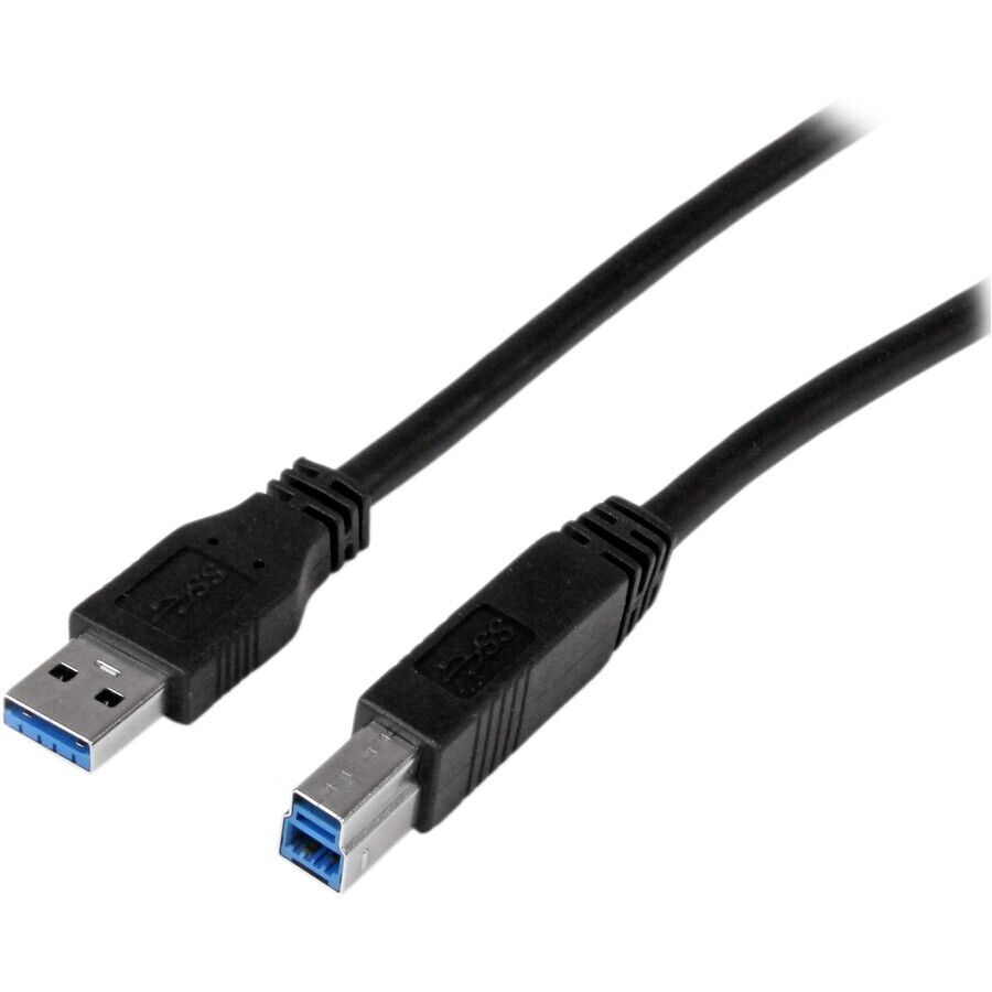 StarTech USB3CAB1M 1m (3ft) Certified SuperSpeed USB 3.0 A to B Cable - M/M