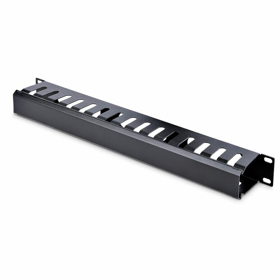 StarTech CMDUCT1UX 1U Horizontal Finger Duct Rack Cable Management Panel