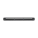 Tripp Lite N252-P24 Cat6 24-Port Patch Panel PoE+ Compliant 110/Krone 568A/B BLK