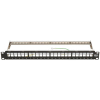 Tripp Lite N062-024-KJ-SH 24-Port Shielded Blank Patch Panel RJ45 USB HDMI