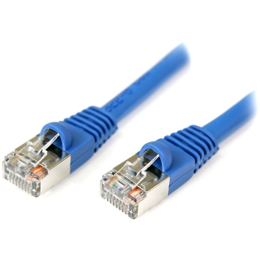 StarTech S45PATCH50BL 50 ft Blue Shielded Snagless Cat5e Patch Cable - Snagless