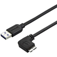 StarTech USB3AU2MRS 2m 6 ft Slim Micro USB 3.0 Cable - M/M - USB 3.0 A to Right-