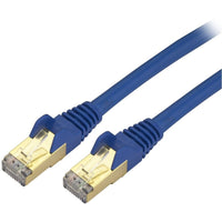 StarTech C6ASPAT15BL 15ft CAT6a Ethernet Cable - 10 Gigabit Category 6a Shielded