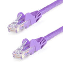 StarTech N6PATCH6PL 6ft CAT6 Ethernet Cable - Purple Snagless Gigabit - 100W PoE