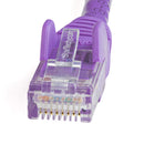 StarTech N6PATCH6PL 6ft CAT6 Ethernet Cable - Purple Snagless Gigabit - 100W PoE