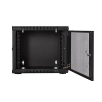 V7 RMWC9UV450-1N 9U Rack Wall Mount Vented Locking Enclosure Switch Servers