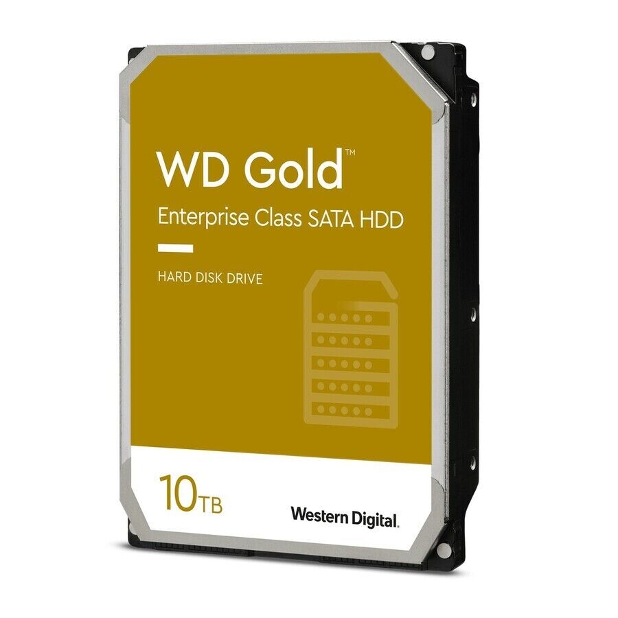 WD WD102KRYZ Gold 10 TB Hard Drive - 3.5" Internal - SATA (SATA/600) 7200rpm