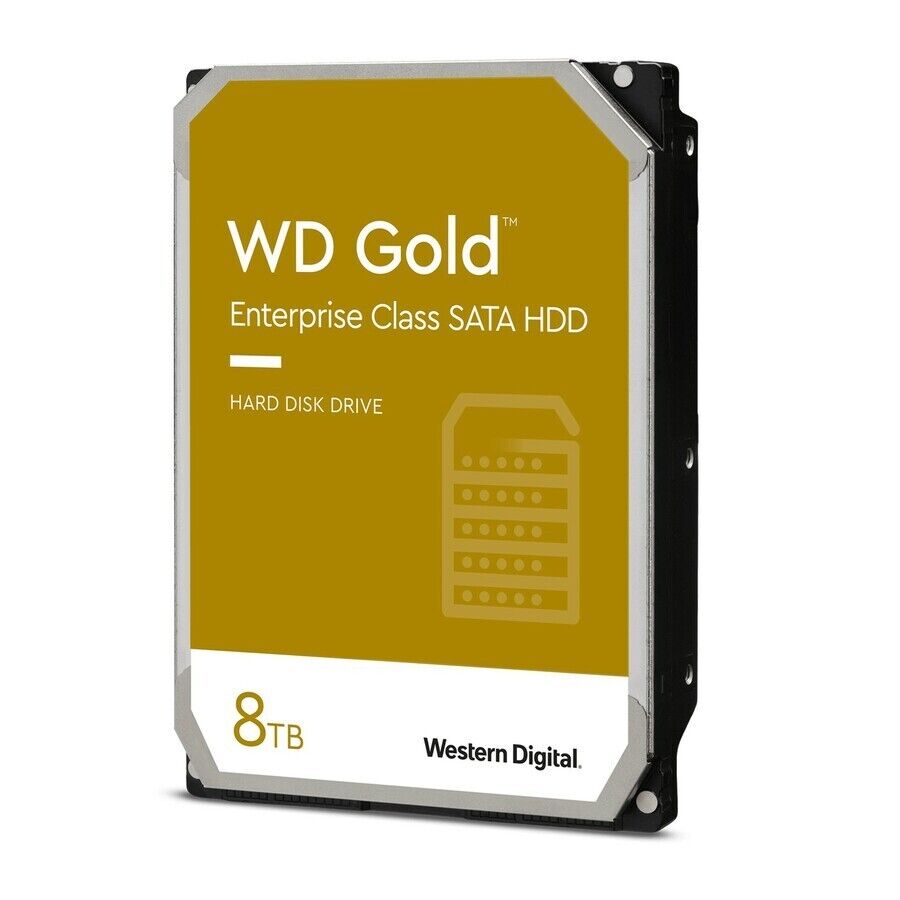 WD WD8004FRYZ Gold 8 TB Hard Drive - 3.5" Internal - SATA (SATA/600) - 7200rpm