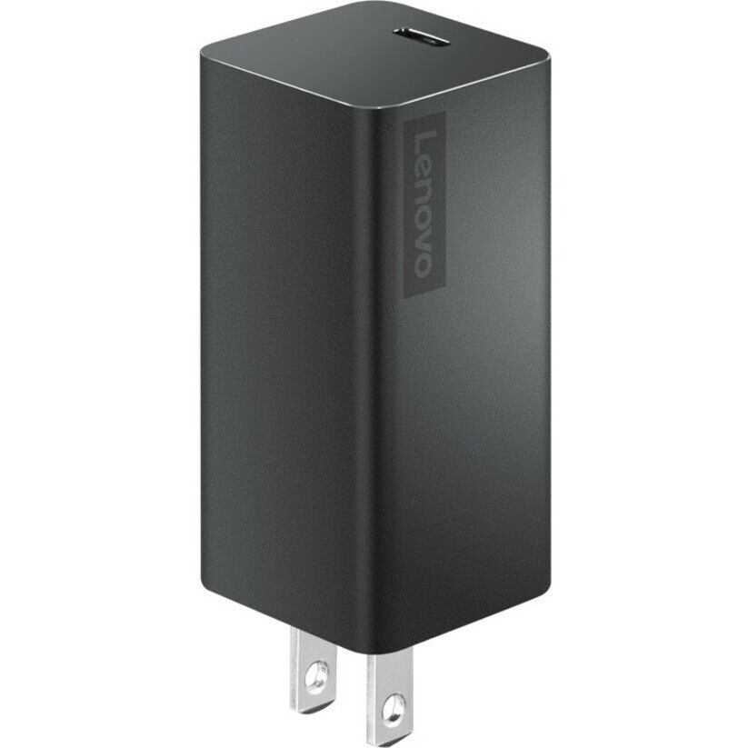 Lenovo 40AWGC65WW 65W USB-C GaN Adapter - 120 V AC, 230 V AC Input - 9 V DC,