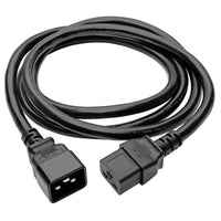 Tripp Lite P036-006 6FT Heavy Duty Power Cord Extension Cable C19 to C20 12A BLK