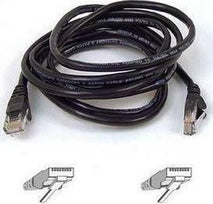 Belkin A3L791-07-BLK Cat5e Patch Cable - RJ-45 Male Network - 7ft - Black