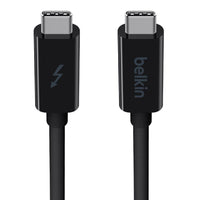 Belkin F2CD081BT1M-BLK Thunderbolt 3 Cable - 3.28 ft USB Data Transfer Cable