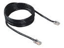 Belkin A3L781-07-BLK Cat 5E Patch Cable - RJ-45 Male - RJ-45 Male - 7ft - Black