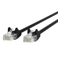 Belkin A3L791-10-BLK-S Cat5e Network Cable - RJ-45 Male Network - 10ft - Black