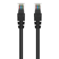 Belkin A3L791-10-BLK-S Cat5e Network Cable - RJ-45 Male Network - 10ft - Black