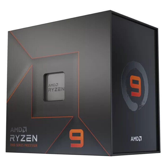 AMD 100-100000589WOF CPU Processor Ryzen 9 7900X 12C 24T 4.7GHz WITHOUT COOLER