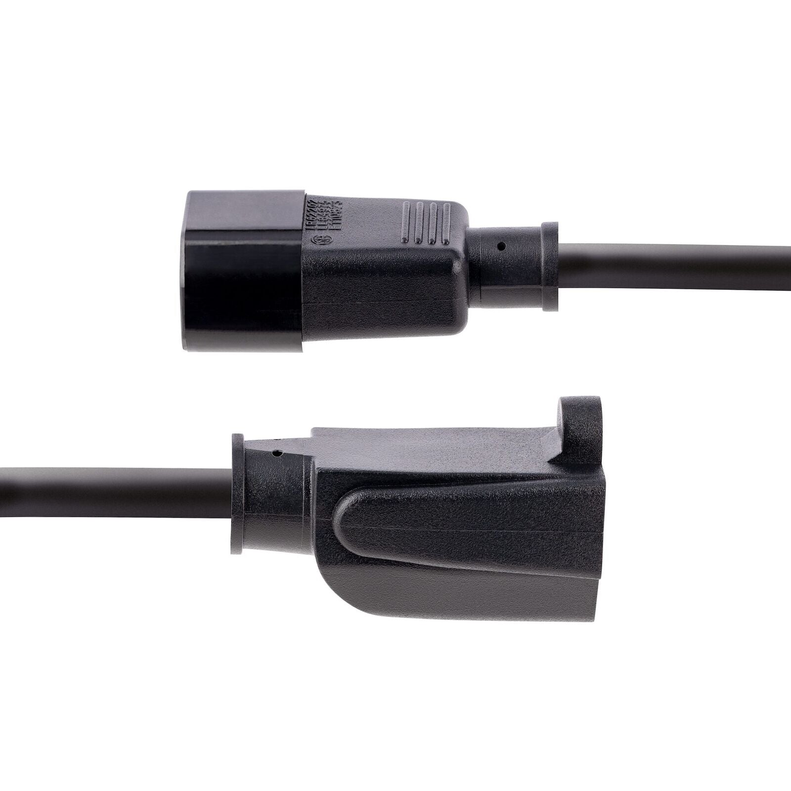 StarTech PAC100 1 ft (12") Computer Power Cord C14 to NEMA 5-15R IEC 320C
