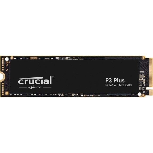 Crucial CT1000P3PSSD8 Solid State Drive P3 Plus 1TB PCIe Gen4 NVMe Retail