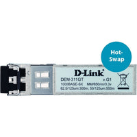 D-Link DEM-311GT 1000BASE-SX Multimode SFP Optical Transceiver