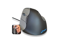 Evoluent VM4L Mouse VerticalMouse 4 Left USB 6 Button Brown Box