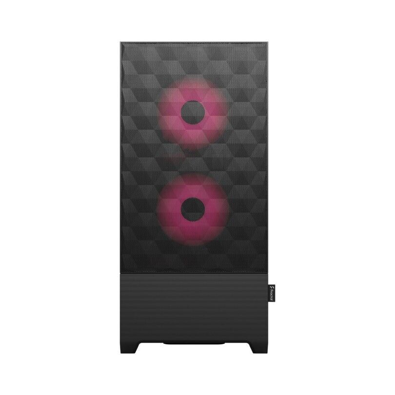 Fractal Design FD-C-POR1A-03 PC case Mid Tower Pop Air RGB Black Magenta TG ATX